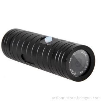 Cylindrical Alloy HD 1080P Action Camera With 1100mAh Detac